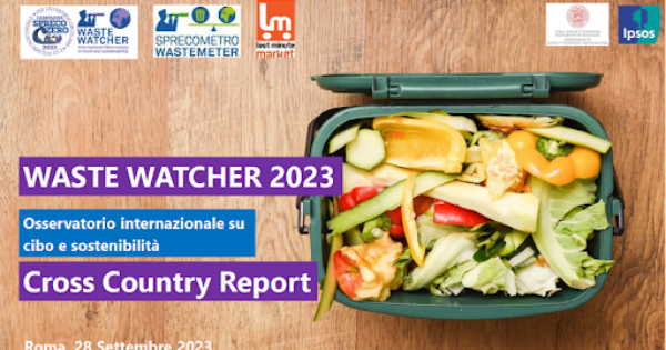 MBIENTE, lo spreco alimentare brucia il denaro delle famiglie: i primi dati WASTE WATCHER in vista del 29 settembre Giornata int. consapevolezza perdite/sprechi.