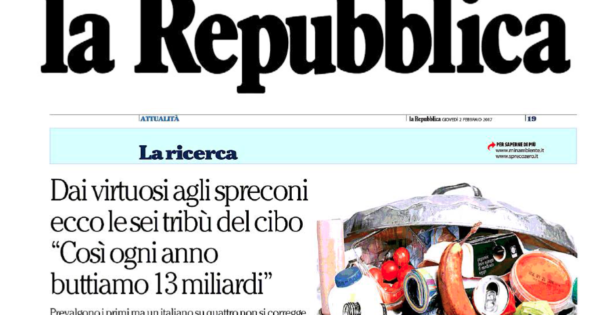 Rassegna Stampa 4 Giornata nazionale di prevvenzione dello spreco alimentare